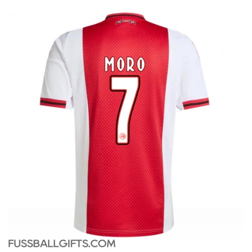 Ajax Raul Moro #7 Fußballbekleidung Heimtrikot 2025-26 Kurzarm